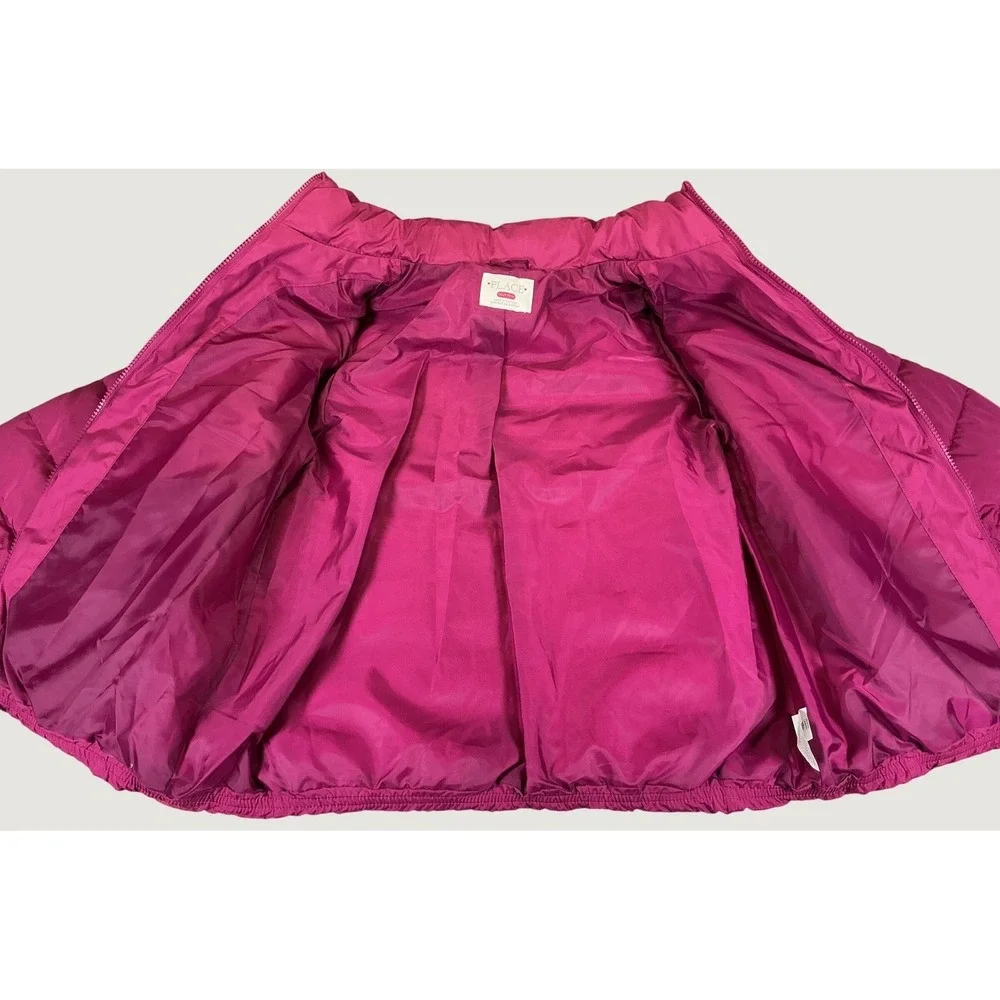 The Children's Place Girls XXL 16 Water Resistant Puffer Jacket Pink NWT